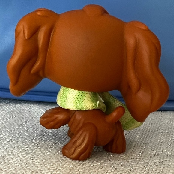 LPS #252 Red Magnet Brown Cocker Spaniel Green Eyes Collector AUTHENTIC … - Picture 3 of 7